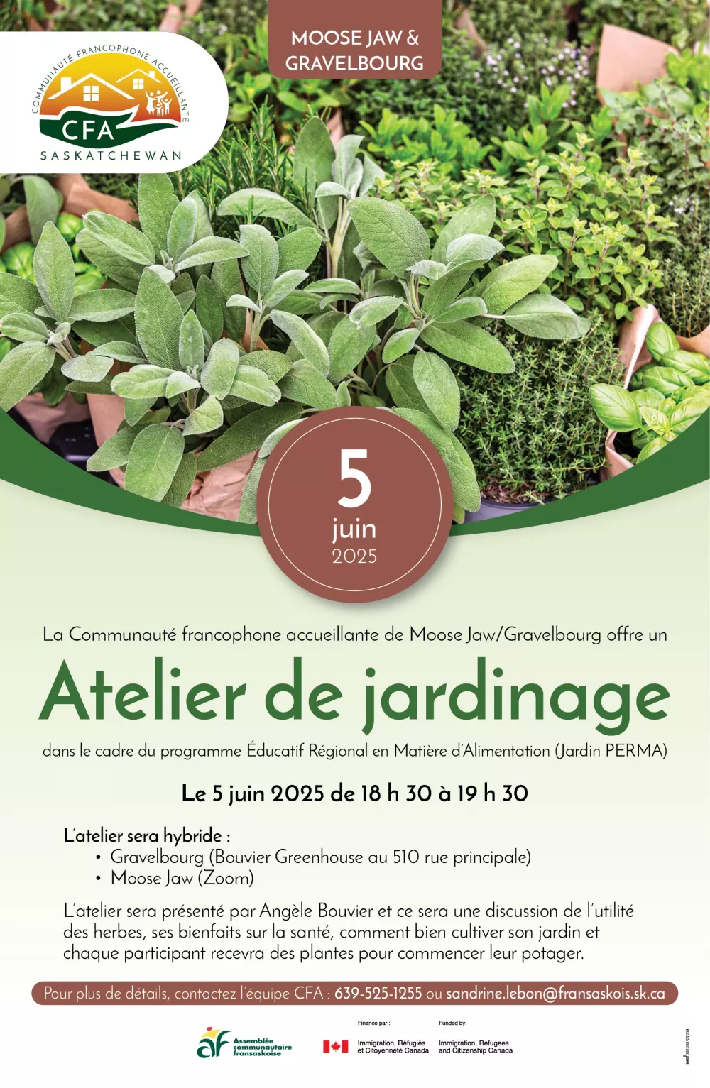 Welcoming Francophone Communities Gardening Workshop