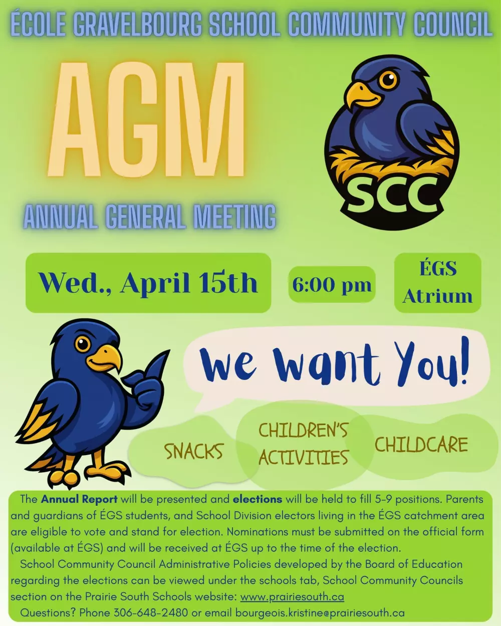 Ecole Gravelbourg School Community Council AGM