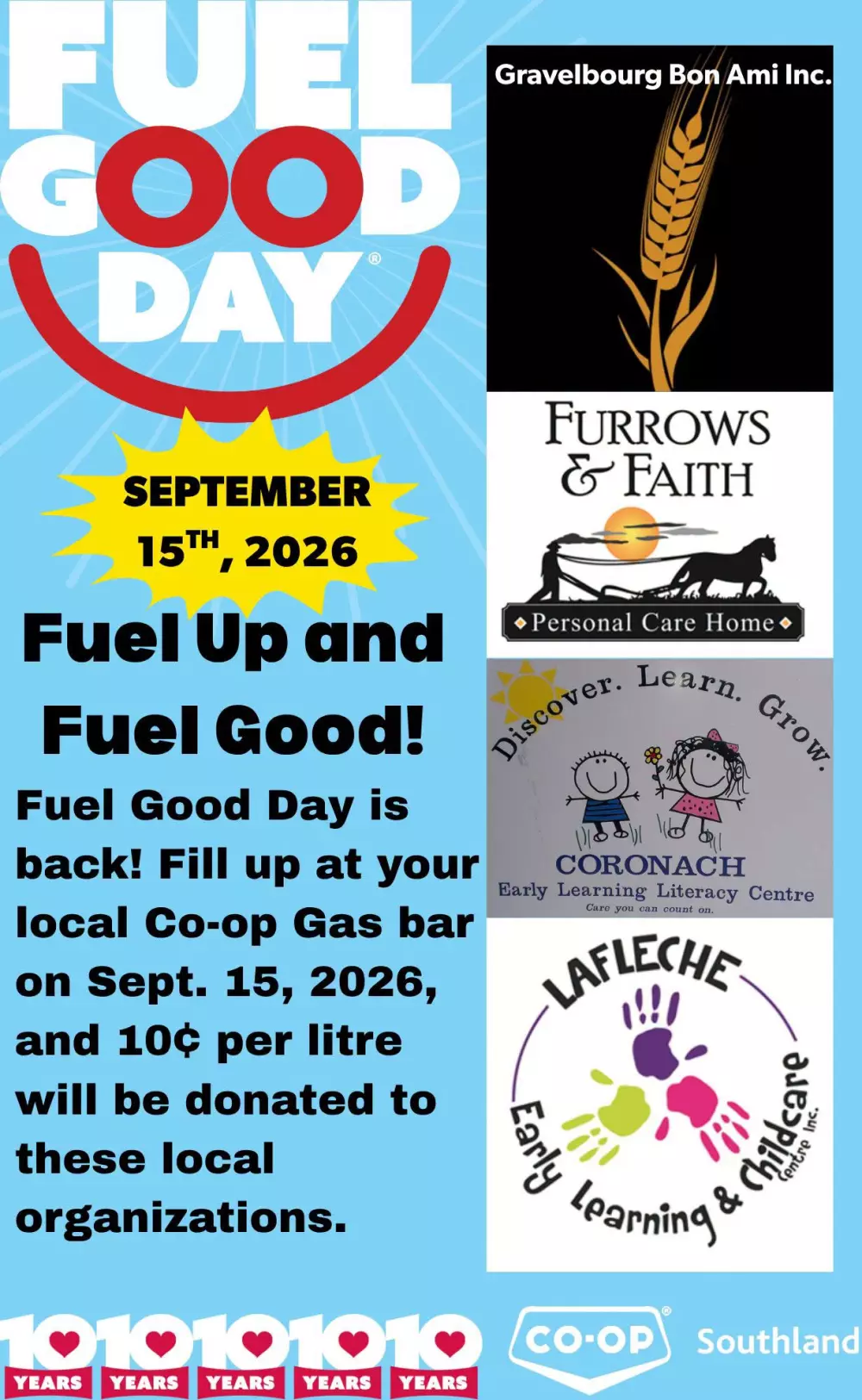 Good Fuel Day to Support Gravelbourg Bon Ami Inc.!