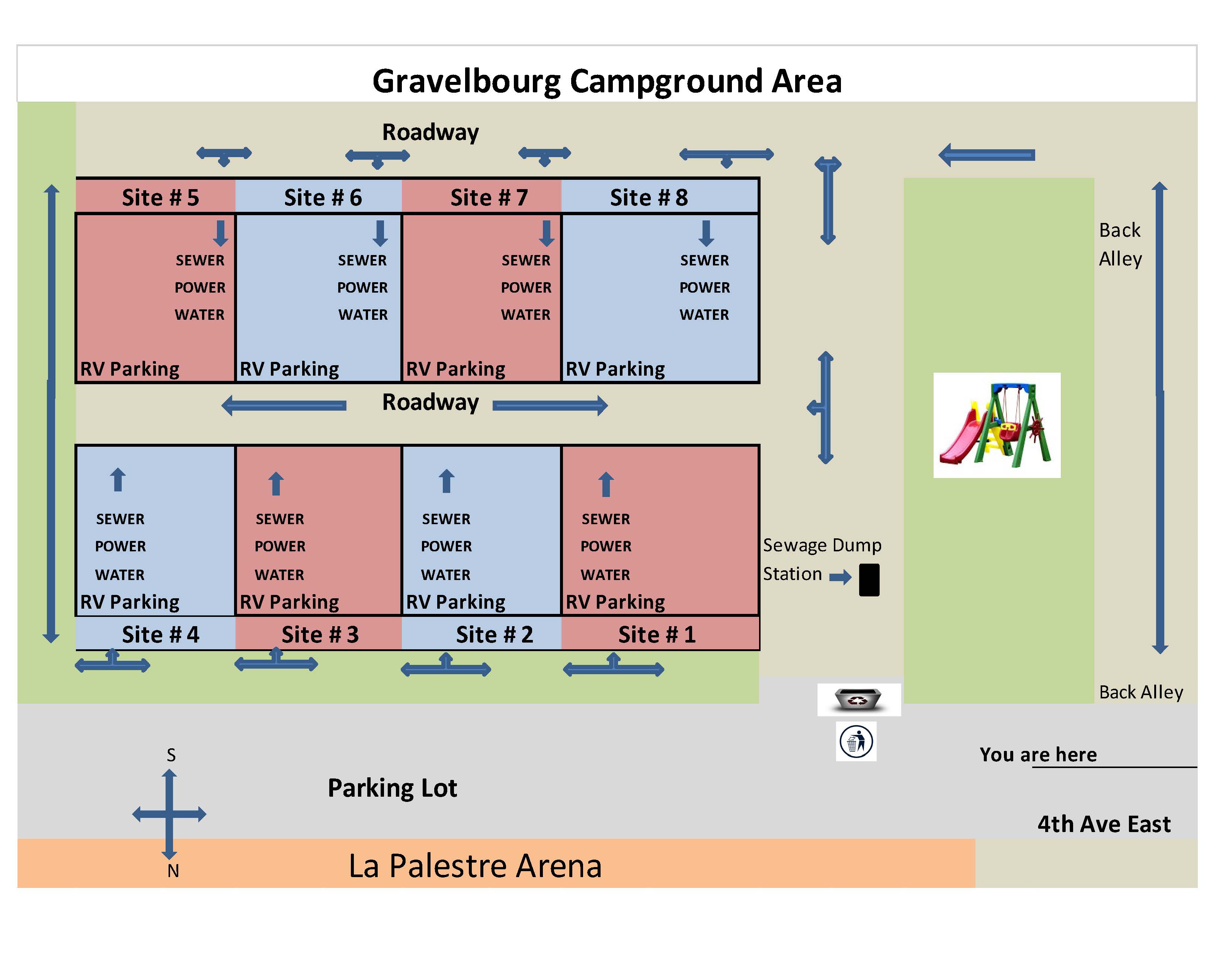 campground map rv park